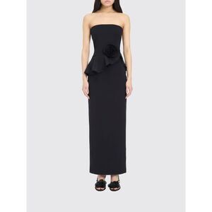 Rotate Women Rotate Off-The-Shoulder Cri�Pe Sheath Gown With Flower Detail